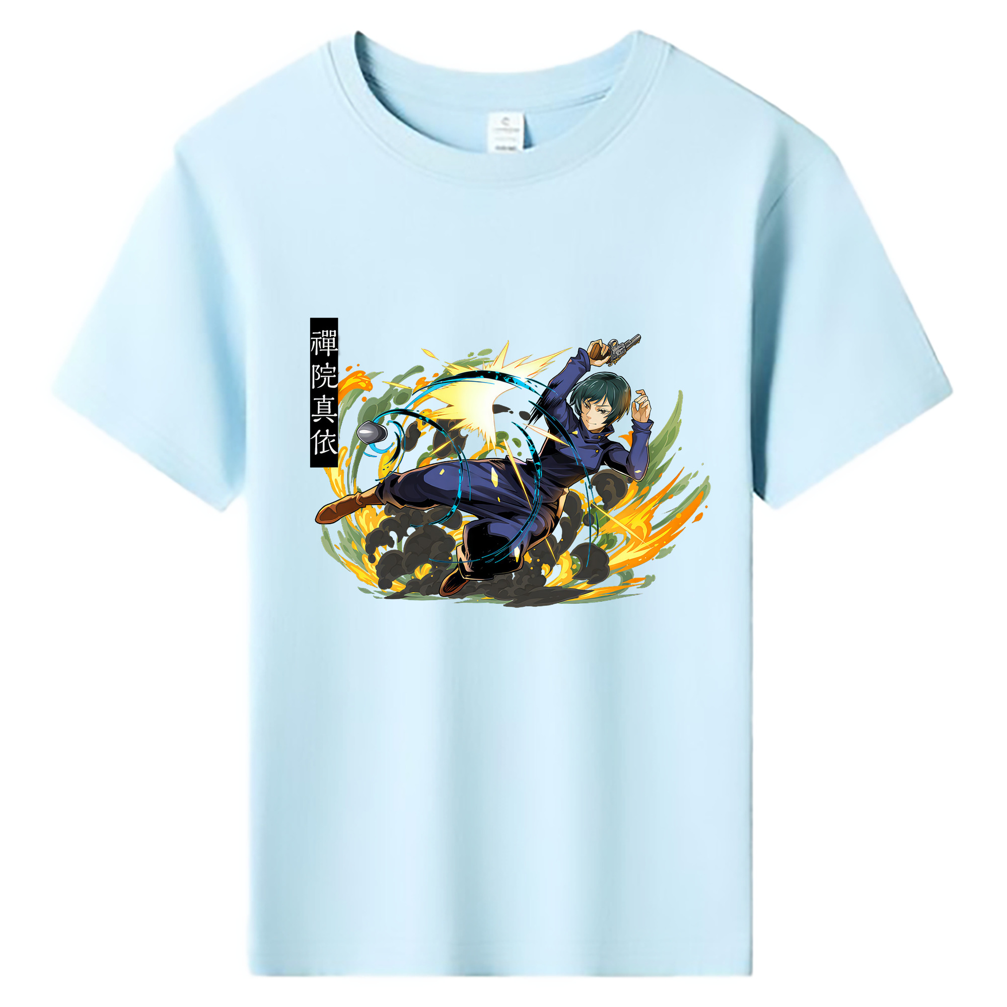 （画像用） 呪術廻戦 Jujutsu Kaisen 綿100％キッズTシャツ（フロントプリント）